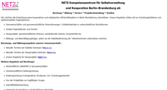 Desktop Screenshot of netz-eg.de